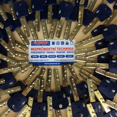 Výroba klíčů - bezpečnostní a chráněné klíče MUL-T-LOCK